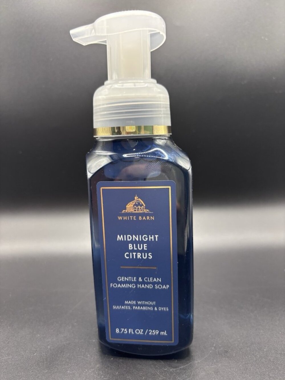 Bath & Body Works Midnight Blue Citrus Gentle Foaming Hand Soap 8.75 oz Mango